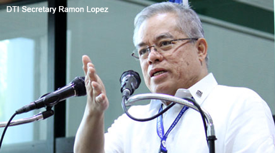 DTI Secretary Ramon Lopez