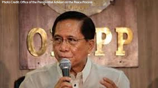 Chief Peace Adviser Jesus Dureza