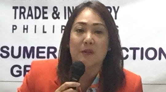 DTI Undersecretary Ruth Castelo