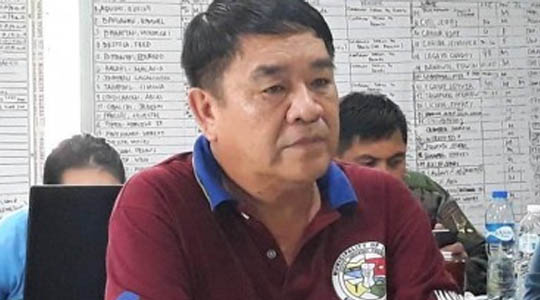 Itogon Mayor Victorio Palangdan