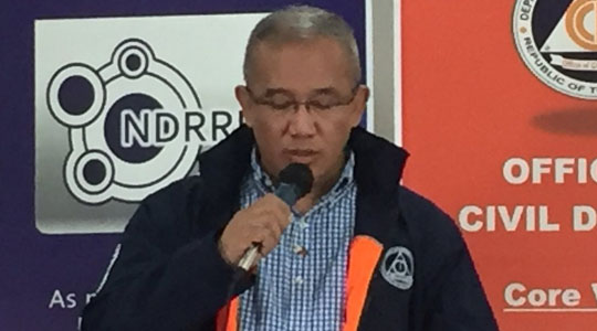 NDRRMC Spokesman Edgar Posadas