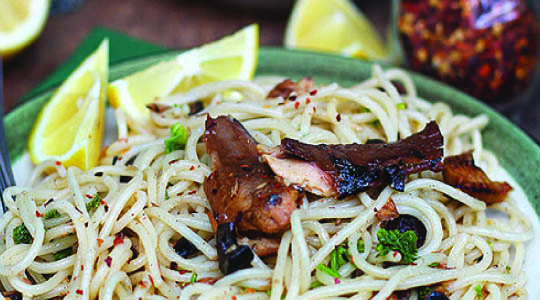 TINAPANG BANGUS PASTA