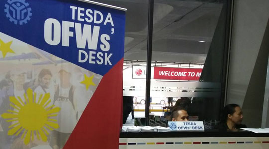 TESDA OFWs DESK