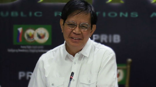 Senador Panfilo Lacson