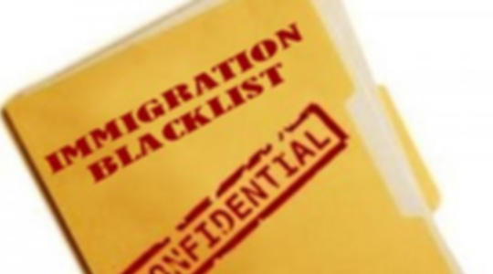 immigration blacklist