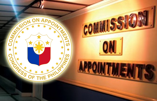 COMMISSION ON APPOINTMENTS