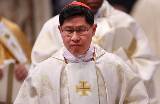   Manila Archbishop Cardinal Luis Antonio G Tagle