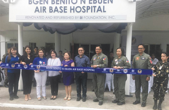 RIBBON CUTTING BGEN BENITO EBUEN