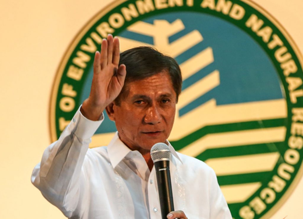 Environment Secretary Roy Cimatu