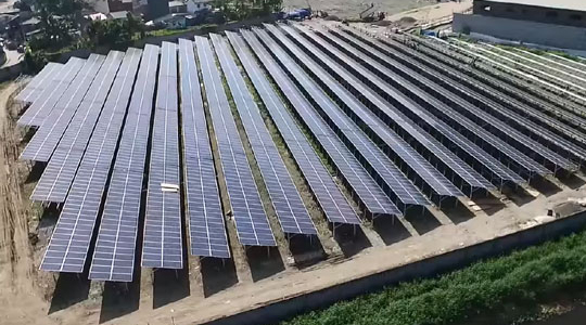 solar power farm