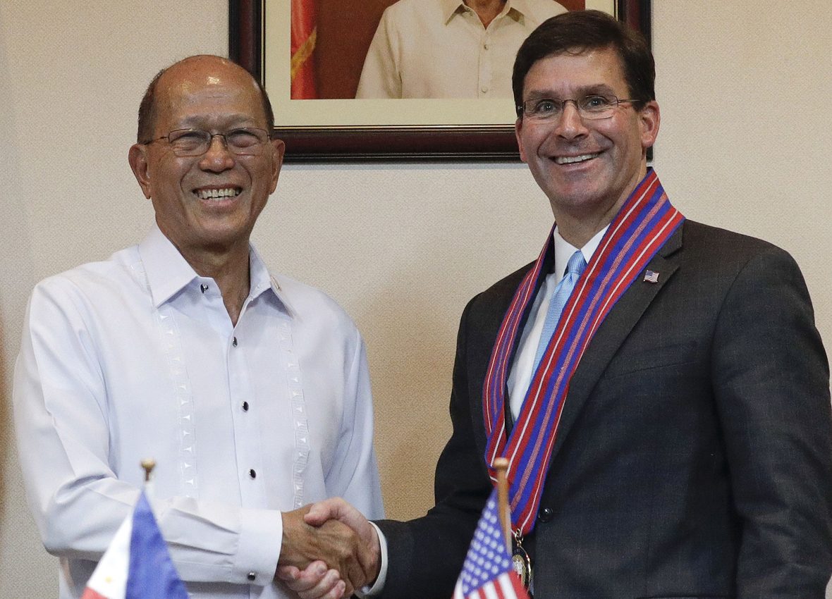 Delfin Lorenzana and Mark T. Esper