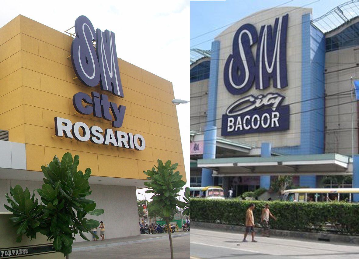 SM rosario and bacoor