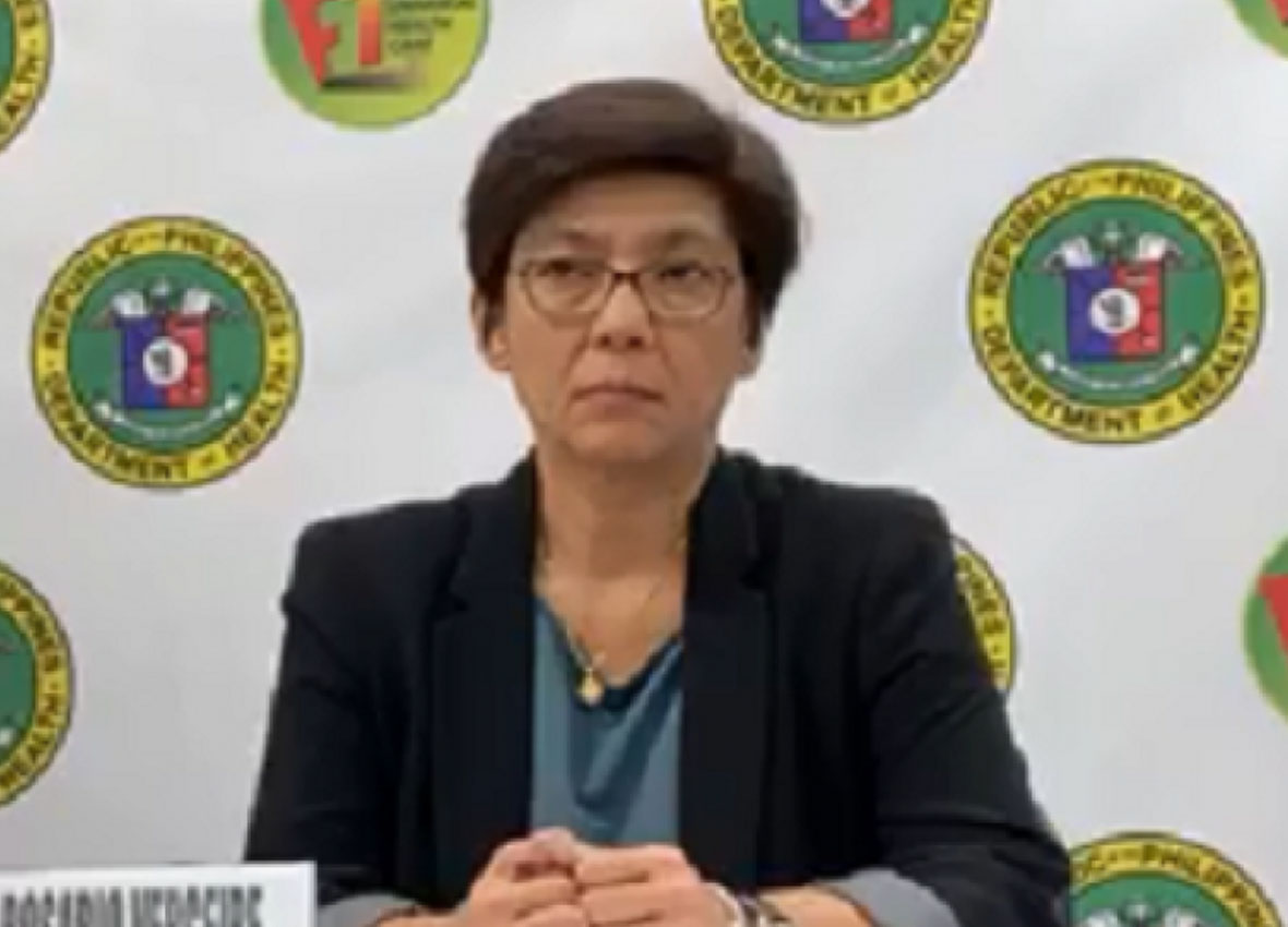 Health undersecretary Maria Rosario Vergeire