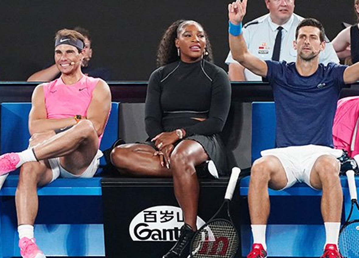 DJOKOVIC, NADAL, SERENA