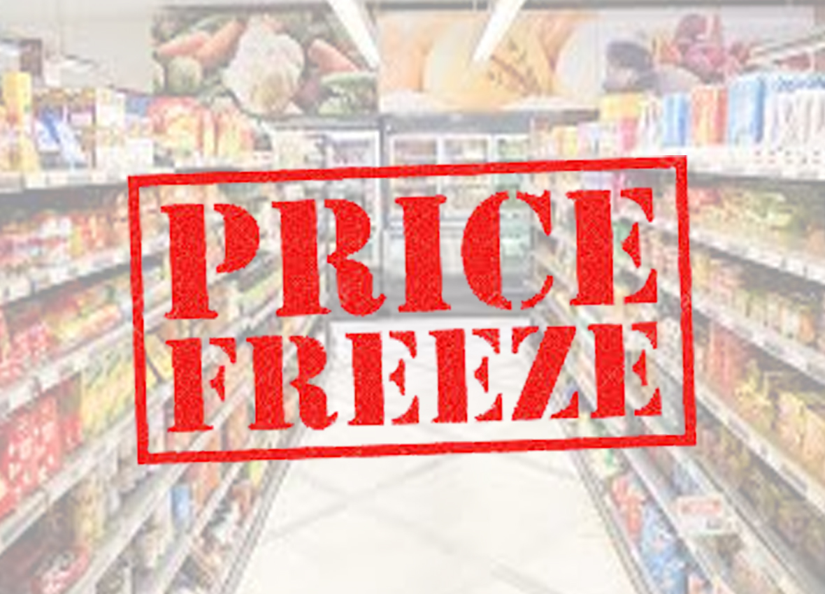 PRICE FREEZE