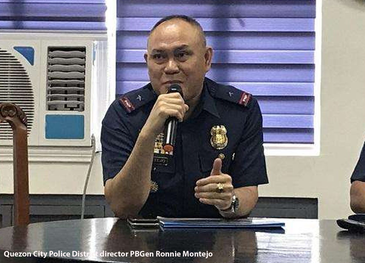 Quezon City Police District director PBGen Ronnie Montejo