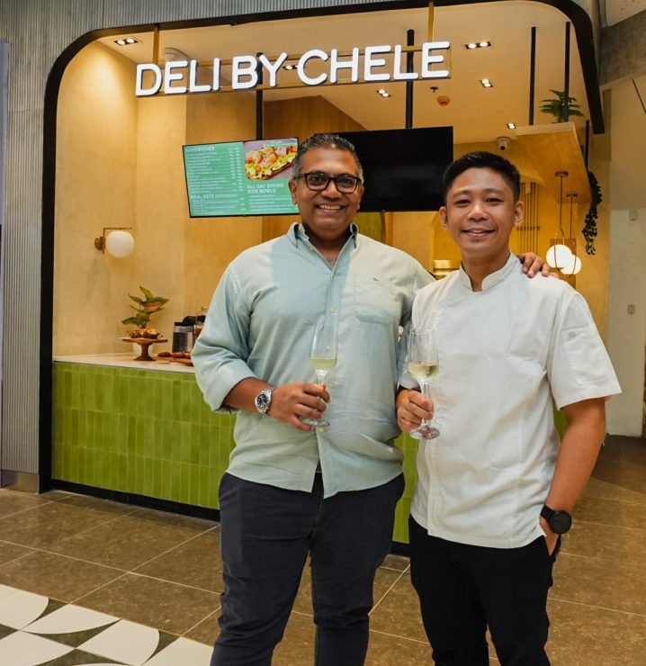 Cyril Addison and Chef Carlos Villaflor of Deli by Chele.