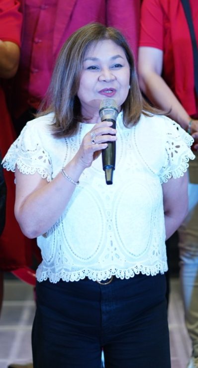 Metro Manila Mayors Spouses Foundation Inc. Vice President and Muntinlupa First Lady Trina Biazon